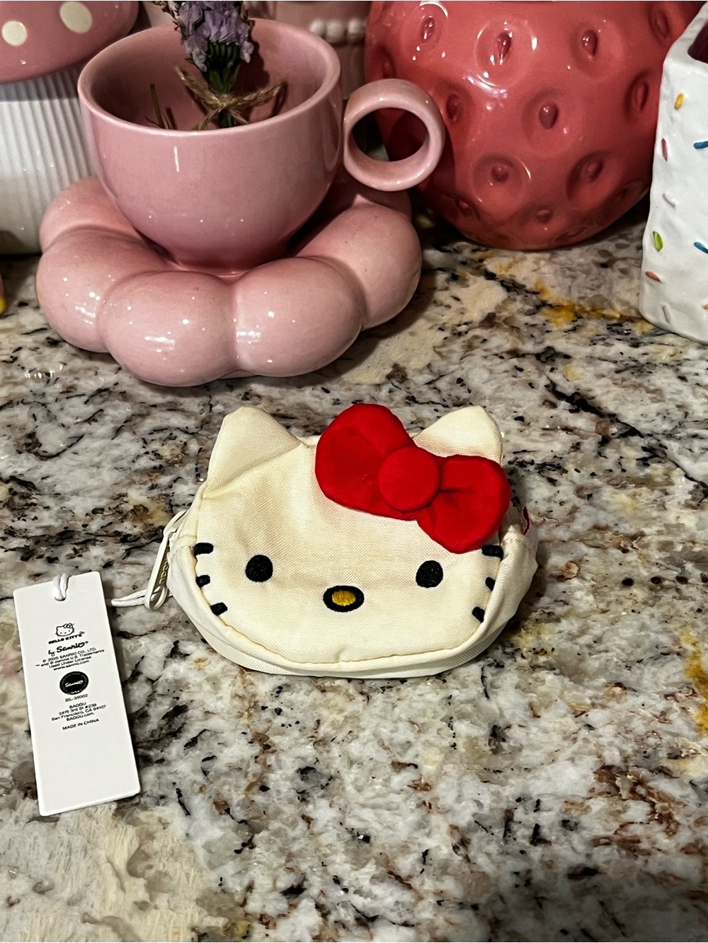 BAGGU hello kitty bag charm NWT